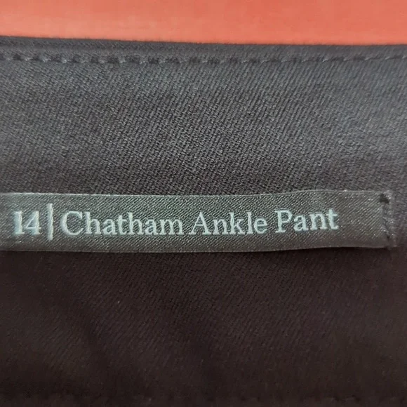 Talbots Black Dress Pants Size 14 Chatham Ankle Pants - Picture 6 of 8